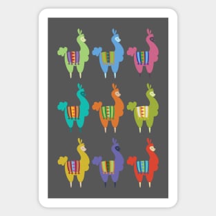 Llama Party Sticker